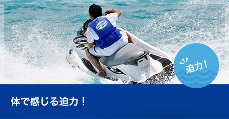 体で感じる迫力！